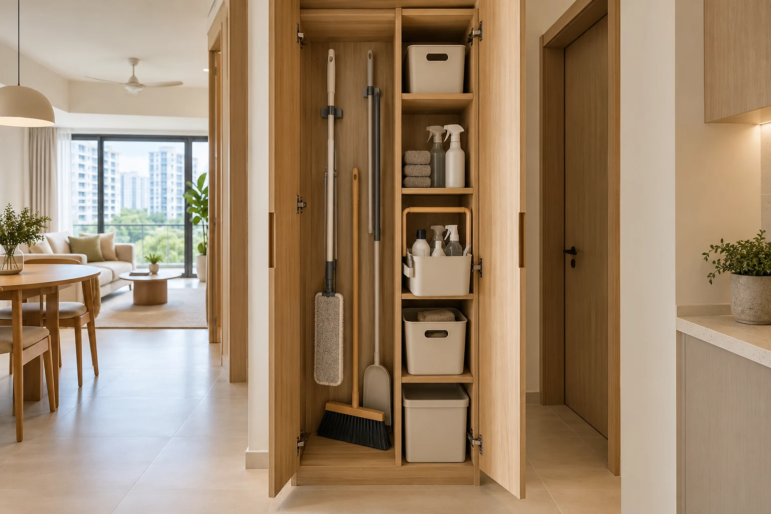 Broom Cabinets: 7 Singapore Utility Storage Decisions