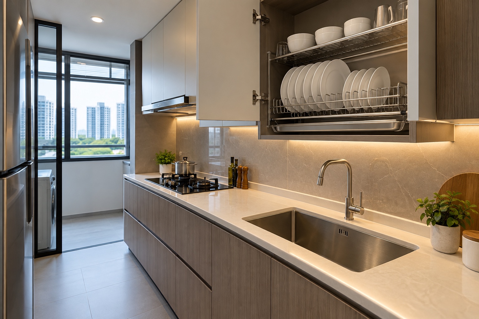 Built-In Dish Racks: 8 Kitchen Planning Decisions