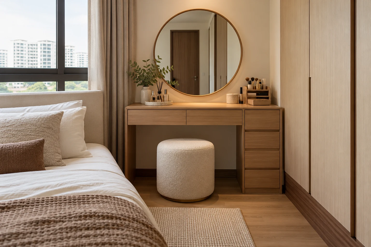 Dressing Table Design: 8 Singapore Bedroom Decisions