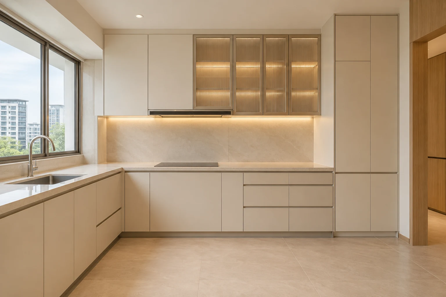 Glass Kitchen Cabinet Doors: 8 Singapore Decisions
