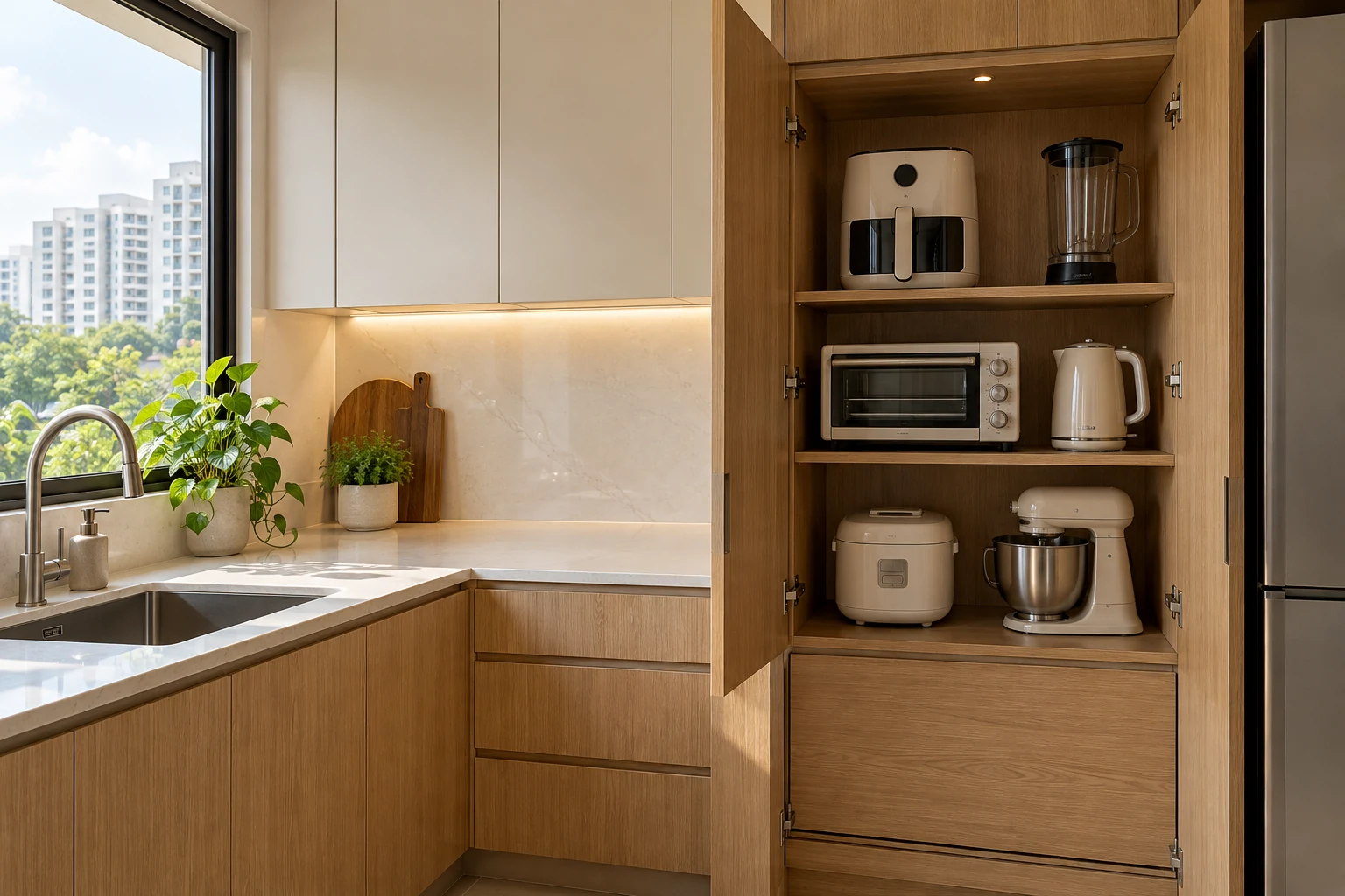 Appliance Garages: 7 Singapore Kitchen Planning Checks