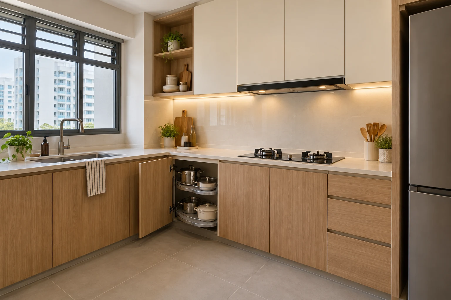 Kitchen Corner Cabinets: 6 Singapore Planning Checks