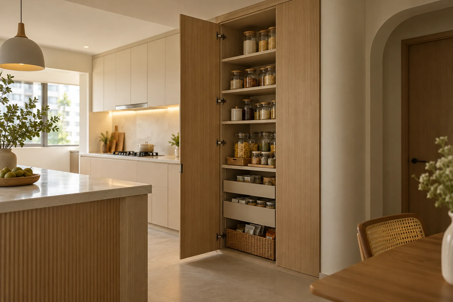 Kitchen Pantry Cabinets: 6 Singapore Planning Checks