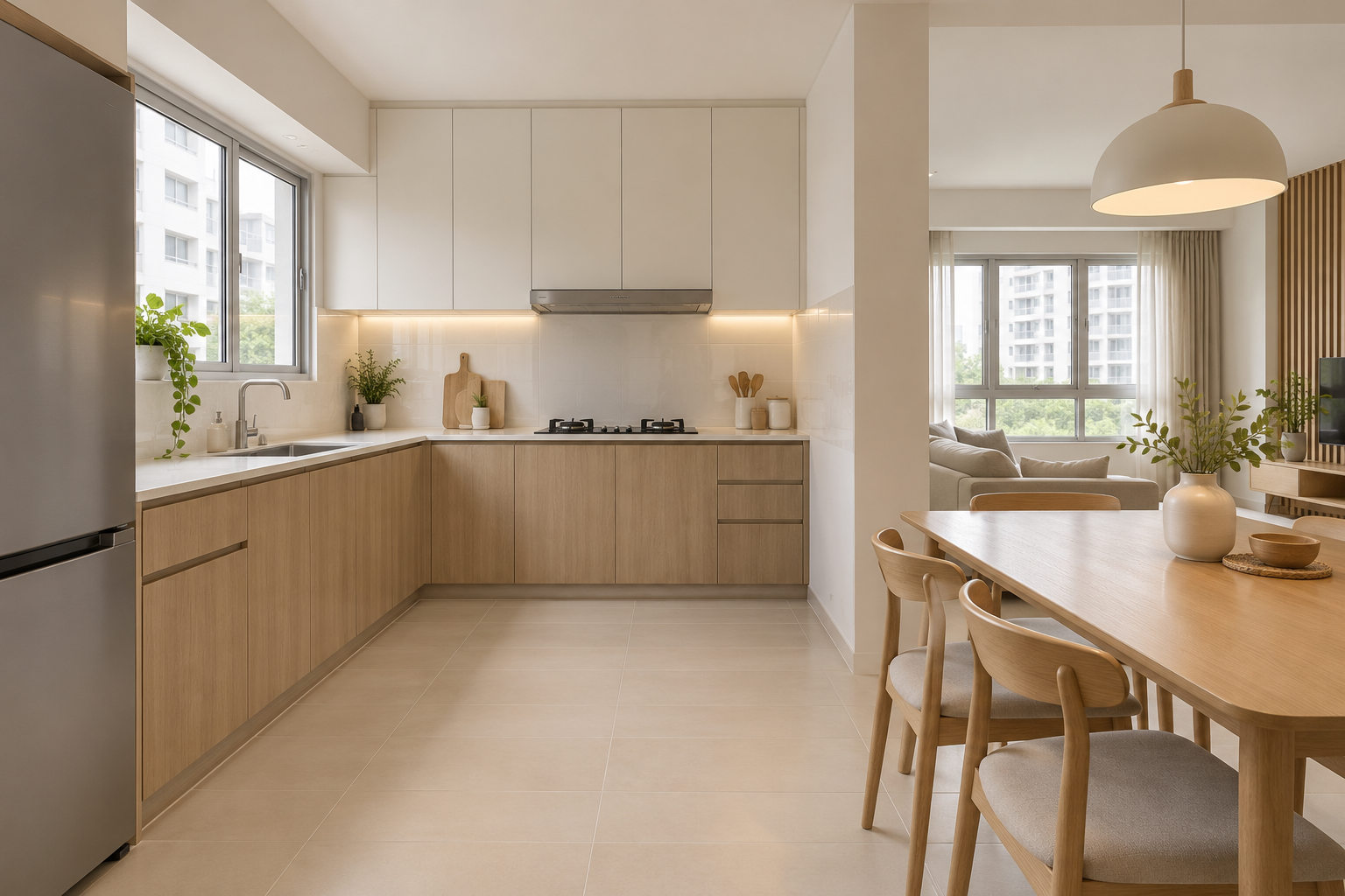 L-Shaped Kitchens Singapore: 7 Planning Checks