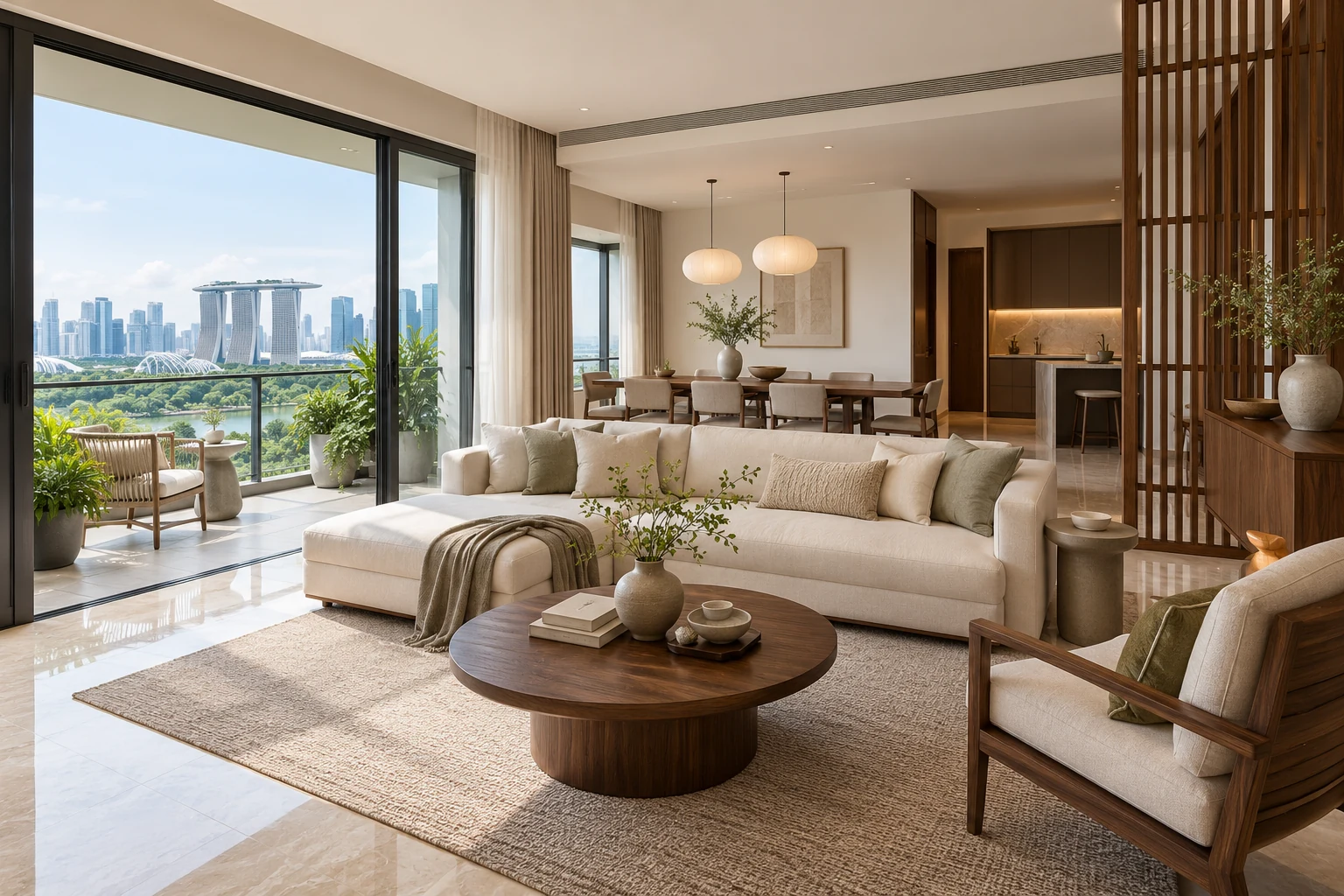 Modern Oriental Interiors: 6 Singapore Home Choices