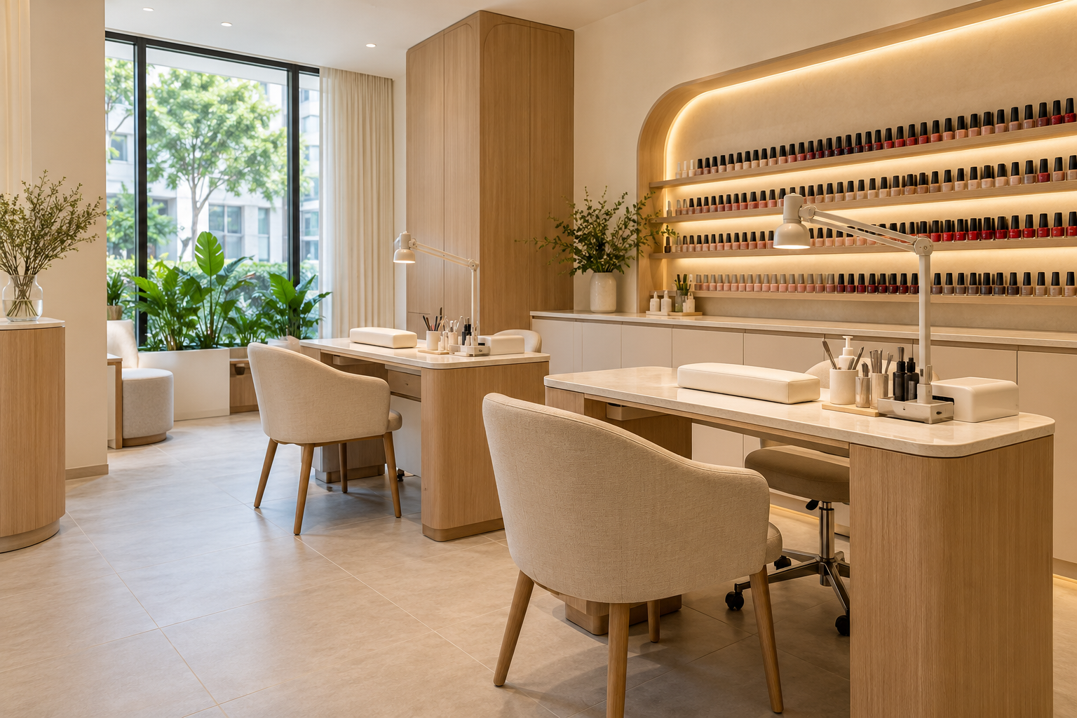 Nail Salon Interior Design: 7 Singapore Fit-Out Checks
