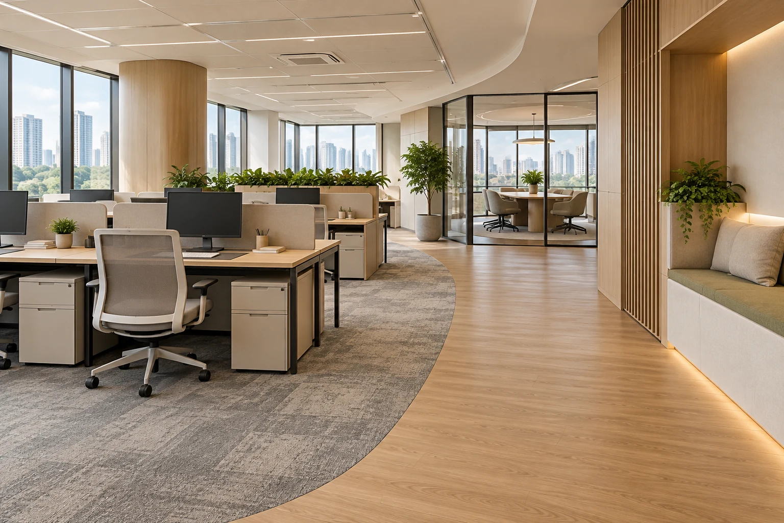 Office Carpet vs Vinyl: 7 Singapore Fit-Out Checks