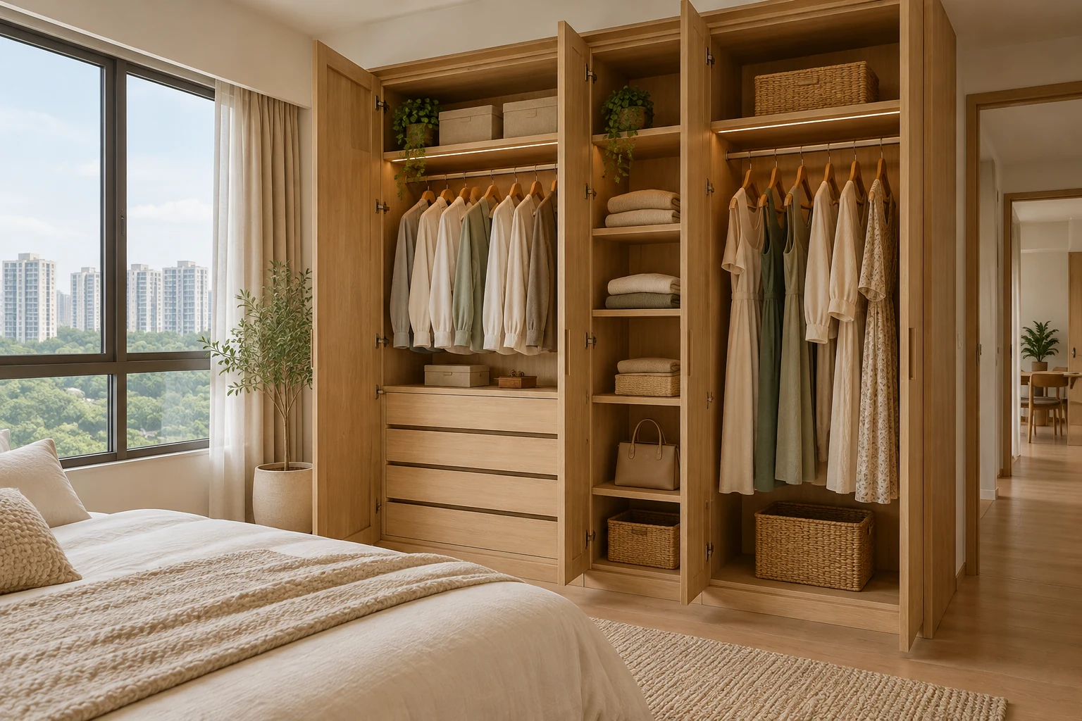 Wardrobe Internal Layout: 7 Singapore Storage Decisions